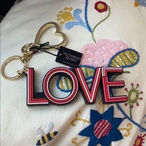 Victoria’s Secret LOVE key chain. New with tags